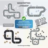 Wandtattoo Wandaufkleber Wall Art Wandsticker Kinderzimmer Straße Autos Ikea Trofast Wandtattoo Wandaufkleber Wall Art Wandsticker Kinderzimmer Straße Autos Ikea Trofast von EMAY3DArt