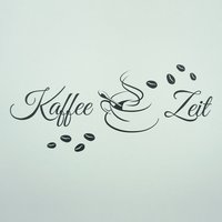 Wandtattoo Wandaufkleber Wandsticker Wall Art Kaffee Zeit Coffee Lounge Büro Küche Kaffeetasse Kaffeebohnen von EMAY3DArt