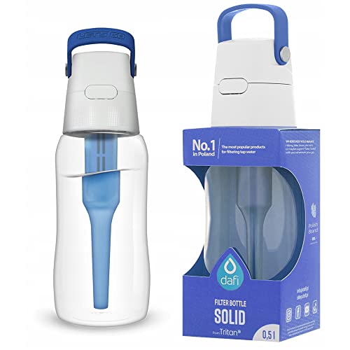 EMBRO DAFI Gefilterte Wasserflasche SOLID 0.5L - Blau von EMBRIIO