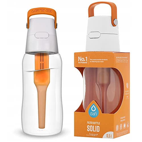 EMBRO DAFI Gefilterte Wasserflasche SOLID 0.5L - Orange von EMBRIIO