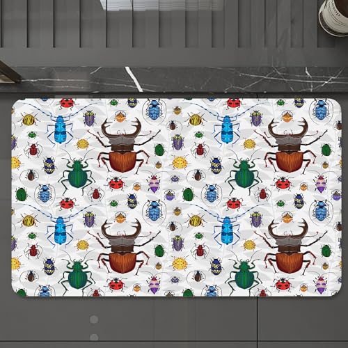 EMCLKS Badteppich rutschfeste,weicher Badezimmerteppich Badematte Badvorleger für Dusche,Badewanne und Toilette,Nahtloses Muster mit bunten n. Helle Vektorzeichnung Kleiner kt auf dem Hin,60x90 cm EMCLKS Badteppich rutschfeste,weicher Badezimmerteppich Badematte Badvorleger für Dusche,Badewanne und Toilette,Nahtloses Muster mit bunten n. Helle Vektorzeichnung Kleiner kt auf dem Hin,60x90 cm von EMCLKS