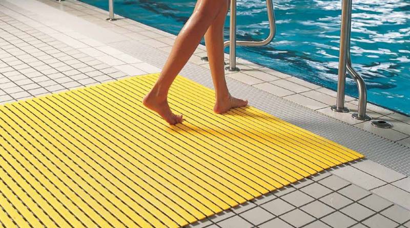 EMCO-Badematte 600, 80 cm breit "60 cm Gelb" von EMCO
