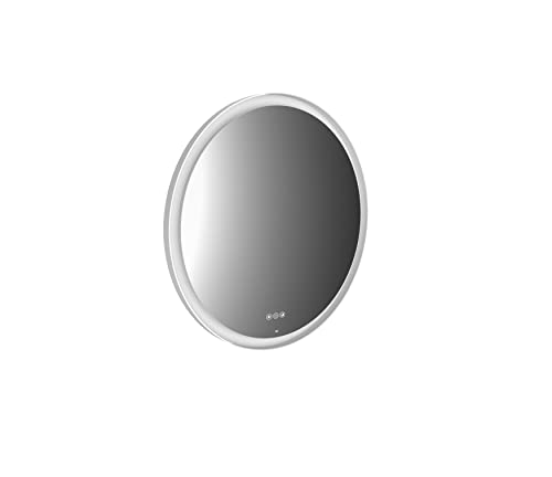 Emco Round LED-Rahmenspiegel, Ø 700 mm, Weiss von Emco