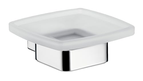 Emco 053000100 Seifenhalter Loft wandhängend Kristallglas satiniert, chrom von Emco