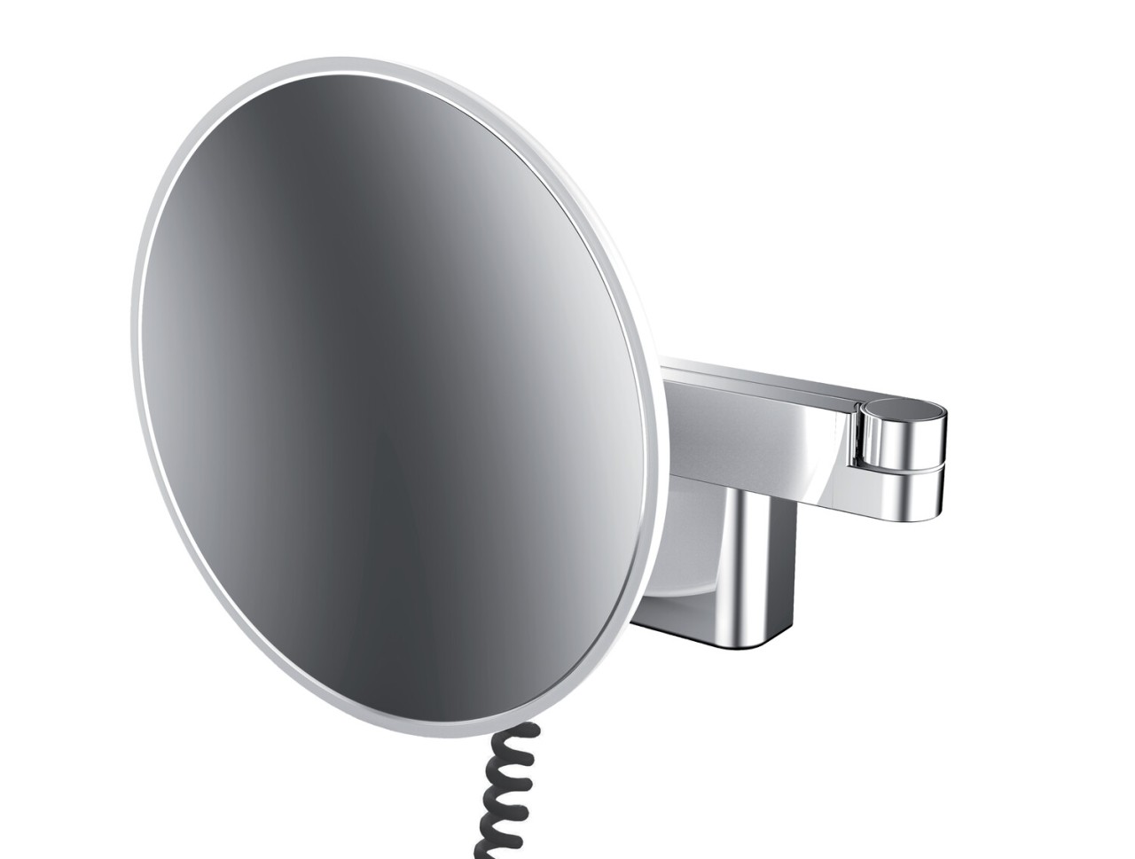 emco LED-Rasier- und Kosmetikspiegel 2-armig, 3-fach, D:209 mm, 109508046, mit emco light system 109508046 von Emco