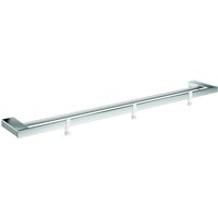 Emco - loft Doppelbadetuchhalter, chrom, 3 abnehmbare Haken, 842 von EMCO