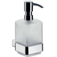 [NEUWERTIG] B-Ware Emco Seifenspender Lotionspender Halter Wand Seife Kristallglas Satiniert Chrom von EMCO