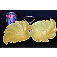 Gelbes Blatt Bonbongericht, Usa 32 Herbst Doppelblatt Teller, Teller von EMClassyDesigns