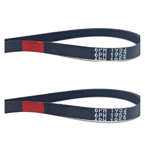 EMDMGJ 2 Stück Trommelriemen for Waschmaschine, 6PH 1952 Antriebsriemen, Trockner-Gummiriemen 6PH1952 von EMDMGJ