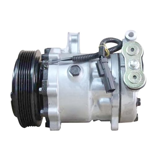 SD7H15 AC-Kompressor, 55056335AA Klimaanlagenpumpe, Kompatibel Mit Doge Ram 1500 V6 3,7 L / V8 4,7 L 2000–2003, Nur Kompatibel Mit Dodge Dakota V8 4,7 L 2000–2003 von EMDMGJ