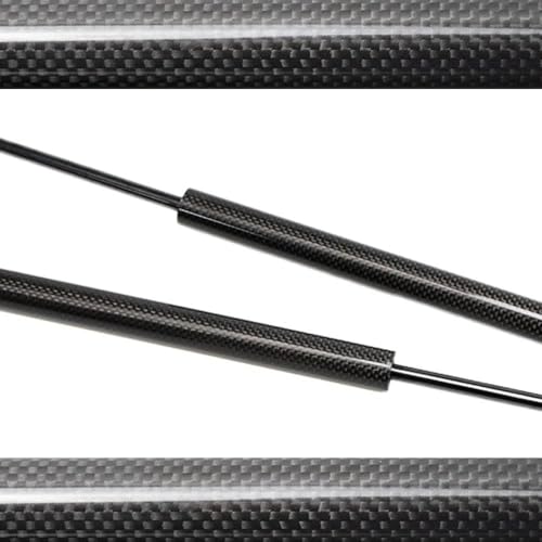 Motorhaubendämpfer Für Cupra Für Formentor 2020 2021 2022 2023 2024 Haube Zylinder Ändern Gas Streben Lift Unterstützung Schocks Dämpfer Prop Stangen Haubenstreben (Farbe : Black carbon fiber) von EMENAR