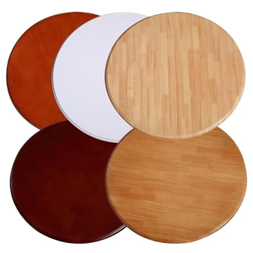 EMENKD 80cm Servierplatte Aus Holz, Lazy Susan-Drehteller Für Die Küche Für Den Esstisch, Sanftes, Leises, Drehbares Serviertablett, Mehrere Stile(Walnut,90cm/36inch) von EMENKD