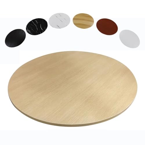 EMENKD Drehteller Aus Holz, Lazy Susan, Robustes, Rustikales, Drehbares Serviertablett, Servierplatte Für Den Esstisch In Der Küche Mit Drehfuß(Wood,90cm/36) von EMENKD
