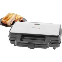 EMERIO ST-109562 Sandwich-Toaster Edelstahl, Schwarz von Emerio