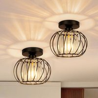 Deckenlampe Moderne Geometrische Schiefe Streifen Mattschwarz 7 Zoll breit 2er Pack E27 Deckenlampe Moderne Geometrische Schiefe Streifen Mattschwarz 7 Zoll breit 2er Pack E27 von EMERITPRO