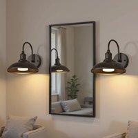 Wandlampe mit Fernbedienung Offener Kugelförmiger Gläserner Schirm Mattschwarz 2er Pack mit Aufladebirne Wandlampe mit Fernbedienung Offener Kugelförmiger Gläserner Schirm Mattschwarz 2er Pack mit Aufladebirne von EMERITPRO