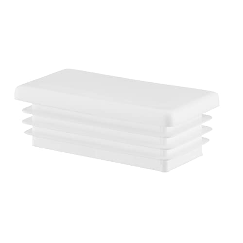 EMFA Lamellenstopfen für Rechteckrohre 20x10 mm Weiß 5 Stück Rechteckstopfen 10x20, 2x1 cm EMFA Lamellenstopfen für Rechteckrohre 20x10 mm Weiß 5 Stück Rechteckstopfen 10x20, 2x1 cm von EMFA