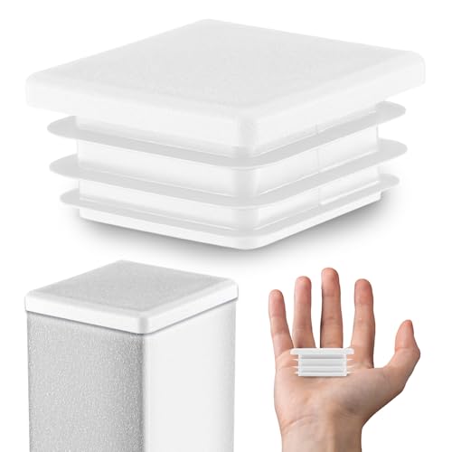 EMFA Lamellenstopfen für Vierkantrohr 45x45 mm Weiß 5 Stück Rohrstopfen 45x45 Vierkantrohr Kunststoff vierkant 4,5x4,5 cm Stopfen Abdeckung Rohre Rohrabdeckung für Formrohr Endkappe EMFA Lamellenstopfen für Vierkantrohr 45x45 mm Weiß 5 Stück Rohrstopfen 45x45 Vierkantrohr Kunststoff vierkant 4,5x4,5 cm Stopfen Abdeckung Rohre Rohrabdeckung für Formrohr Endkappe von EMFA
