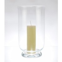 Großes Glas Windlicht/Vase Stumpenkerzenhalter 30 cm von EMHomeStore