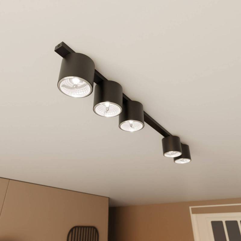 Deckenleuchte Nano, schwarz, 5-flammig, Metall von EMIBIG LIGHTING