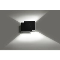 Emibig Lighting - Emibig frost Schwarze bündige Wandleuchte 1x G9 von EMIBIG LIGHTING