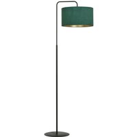 Emibig hilde Schwarze Stehlampe mit Schirm mit grünen Stoffschirmen, 1x E27 von EMIBIG LIGHTING