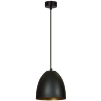 Emibig lenox Schwarz/Gold Dome Pendelleuchte 1x E27 von EMIBIG LIGHTING