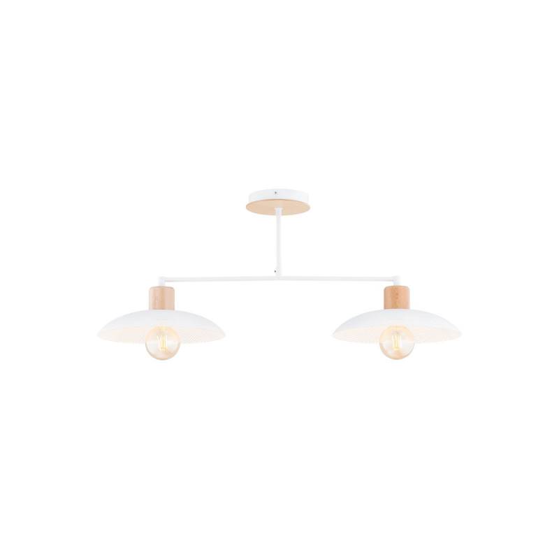 B-Ware Emibig Lighting Kobe Deckenleuchte Hängelampe Leuchte 2 Flg. Stahl Holz Weiß E27 B-Ware Emibig Lighting Kobe Deckenleuchte Hängelampe Leuchte 2 Flg. Stahl Holz Weiß E27 von EMIBIG LIGHTING