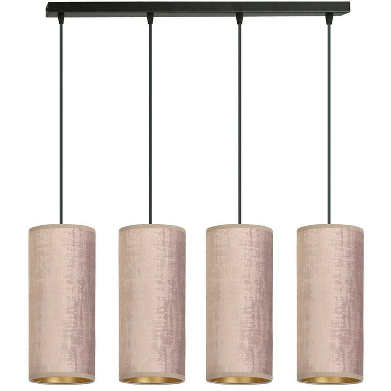Emibig Lighting Pendellampe Joni Hängeleuchte Leuchte Textil 4fl Lang Rosé Gold B-Ware Emibig Lighting Pendellampe Joni Hängeleuchte Leuchte Textil 4fl Lang Rosé Gold B-Ware von EMIBIG LIGHTING