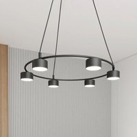 Gebraucht] Emibig Lighting Hängeleuchte Starlit Lampe 6 Flg. ø64cm Schwarz Metall Gx53 B-Ware von EMIBIG LIGHTING