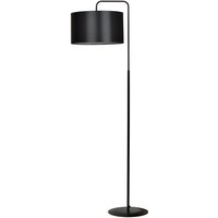 Emibig trapo Schwarze Stehlampe mit Schirm mit schwarzen Stoffschirmen, 1x E27 von EMIBIG LIGHTING