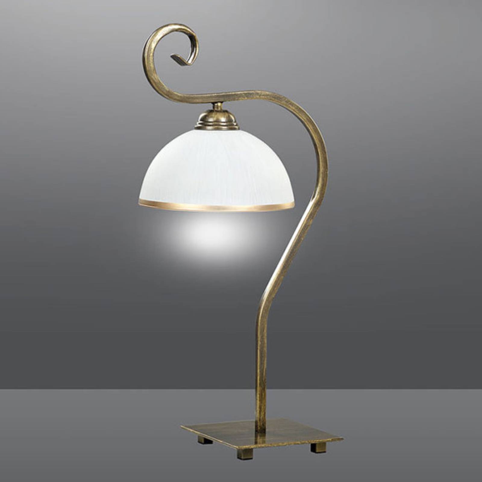 Tischleuchte Wivara LN1 im Klassik-Design, gold von EMIBIG LIGHTING