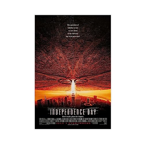 EMIGOS Filmposter "Independence Day", Leinwand-Poster, Wandkunst, Dekor, Bild, Gemälde für Wohnzimmer, Schlafzimmer, Dekoration, ungerahmt, 60 x 90 cm von EMIGOS