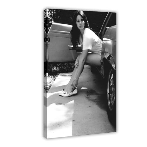 EMIGOS Lana Del Rey Ultraviolence-Poster, Leinwand-Poster, Wandkunst, Dekor, Bild, Gemälde für Wohnzimmer, Schlafzimmer, Dekoration, Rahmen-Stil, 20 x 30 cm von EMIGOS
