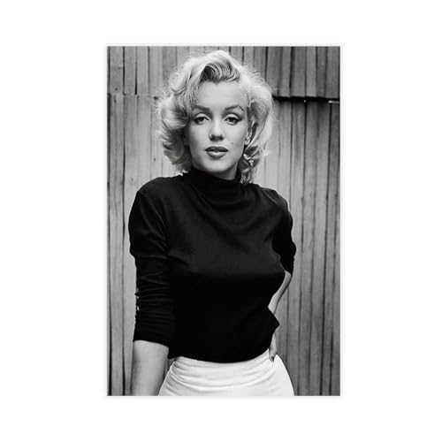 EMIGOS Marilyn Monroe Poster auf Leinwand, Schlafzimmer, Dekoration, Sport, Landschaft, Büro, Raumdekoration, Geschenk, ungerahmt, 40 x 60 cm von EMIGOS