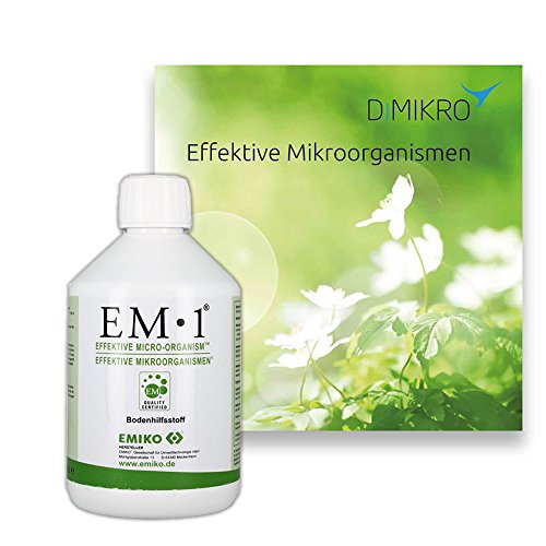EM1 Urlösung Emiko zur Herstellung von EM aktiv + Broschüre über Effektive Mikroorganismen DIMIKRO (0,5L) von DIMIKRO