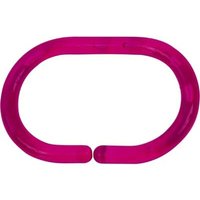 Eminza - Set von 12 duschringen ps - fuchsia transluzent - Tendance von EMINZA