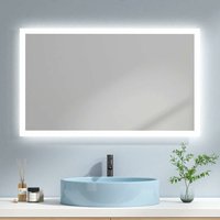 Badspiegel mit Beleuchtung led Wandspiegel (100x60cm, Warmweißes Licht) - Emke von EMKE