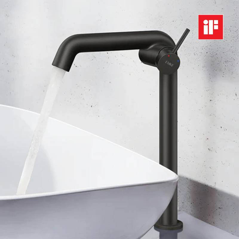 Design-Waschtischarmatur mit Keramikkartusche – preisgekröntes Modell von EMKE