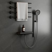 Emke - Duschthermostat Duscharmatur Duschmischerventil mit 38 ° c Sicherheitstaste Duschen Set Handbrause mit 3 Strahstärken von EMKE