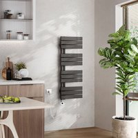 Emke - Badheizkörper Elektrisch mit Thermostat, Handtuchheizkörper Elektrisch Panel Handtuchhalter Handtuchtrokner inkl Heizstab mit timer, Emke - Badheizkörper Elektrisch mit Thermostat, Handtuchheizkörper Elektrisch Panel Handtuchhalter Handtuchtrokner inkl Heizstab mit timer, von EMKE