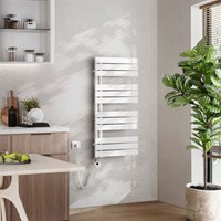 EMKE Badheizkörper Elektrisch mit Thermostat, Handtuchheizkörper Elektrisch Panel Handtuchhalter Handtuchtrokner inkl Heizstab mit timer, Weiß, EMKE Badheizkörper Elektrisch mit Thermostat, Handtuchheizkörper Elektrisch Panel Handtuchhalter Handtuchtrokner inkl Heizstab mit timer, Weiß, von EMKE