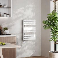 EMKE Badheizkörper Elektrisch mit Thermostat, Handtuchheizkörper Elektrisch Panel Handtuchhalter Handtuchtrokner inkl Heizstab mit timer, Weiß, EMKE Badheizkörper Elektrisch mit Thermostat, Handtuchheizkörper Elektrisch Panel Handtuchhalter Handtuchtrokner inkl Heizstab mit timer, Weiß, von EMKE
