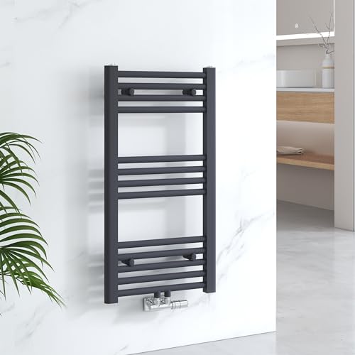 EMKE Badheizkörper 75x40 cm, Handtuchheizkörper Mittelanschluss Badheizkörper Handtuchhalter Handtuchwärmer Handtuchtrockner Heizkörper Klein Badezimmer Handtuchheizung Anthrazit 244W EMKE Badheizkörper 75x40 cm, Handtuchheizkörper Mittelanschluss Badheizkörper Handtuchhalter Handtuchwärmer Handtuchtrockner Heizkörper Klein Badezimmer Handtuchheizung Anthrazit 244W von EMKE