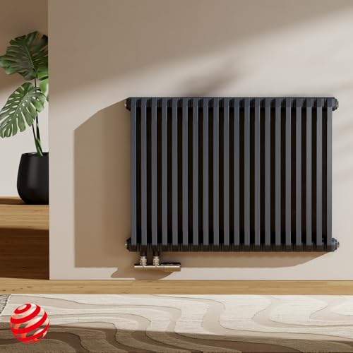 EMKE D-Form Heizkörper Horizontal 600x840 mm, Design Heizkörper Flach Paneelheizkörper Doppellagig Flachheizkörper Seitenanschluss Anthrazit 1383W EMKE D-Form Heizkörper Horizontal 600x840 mm, Design Heizkörper Flach Paneelheizkörper Doppellagig Flachheizkörper Seitenanschluss Anthrazit 1383W von EMKE