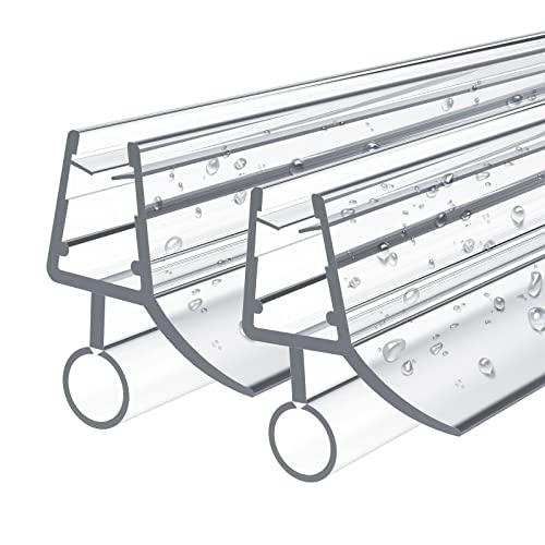 EMKE Duschdichtung für 7–8 mm Glas | 2er Set Ersatz-Dichtung 1000 mm für gerade Duschtür | Wasserabweiser mit flexibler Gummilippe für Duschkabine EMKE Duschdichtung für 7–8 mm Glas | 2er Set Ersatz-Dichtung 1000 mm für gerade Duschtür | Wasserabweiser mit flexibler Gummilippe für Duschkabine von EMKE