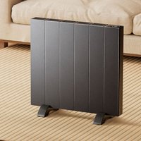 EMKE Elektro-Heizkörper Anthrazit Flachheizkörper Aluminium Stehend/wandmontierbar, Wifi-Steuerung LCD-Display Timing-Funktion Elektroheizung 1000W von EMKE