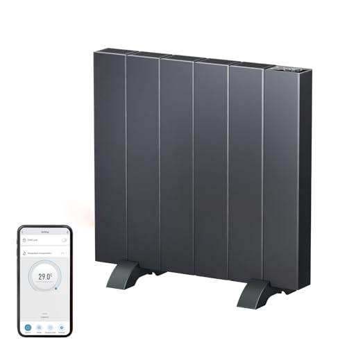 EMKE Elektroheizung Energiesparend Elektroheizkörper 1000W Standgerät oder Wandmontag Heizung Elektrisch mit LCD-Display, Wochenzeitschaltuhr, Anwendung Fernbedienung Konvektor-Heizung EMKE Elektroheizung Energiesparend Elektroheizkörper 1000W Standgerät oder Wandmontag Heizung Elektrisch mit LCD-Display, Wochenzeitschaltuhr, Anwendung Fernbedienung Konvektor-Heizung von EMKE