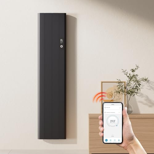 EMKE Elektroheizung Konvektor-Heizung Energiesparend Wandmontag Heizung Elektrisch 1000W mit LCD-Display, Wochenzeitschaltuhr, Anwendung Fernbedienung Elektroheizkörper Anthrazit EMKE Elektroheizung Konvektor-Heizung Energiesparend Wandmontag Heizung Elektrisch 1000W mit LCD-Display, Wochenzeitschaltuhr, Anwendung Fernbedienung Elektroheizkörper Anthrazit von EMKE
