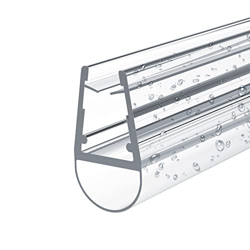EMKE Ersatzdichtung Wasserabweiser Duschdichtung Schwallschutz Duschkabine Bad 7-8mm Glas 1000mm von EMKE
